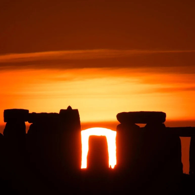 Stonehenge Sunset Prints by Chris Down
